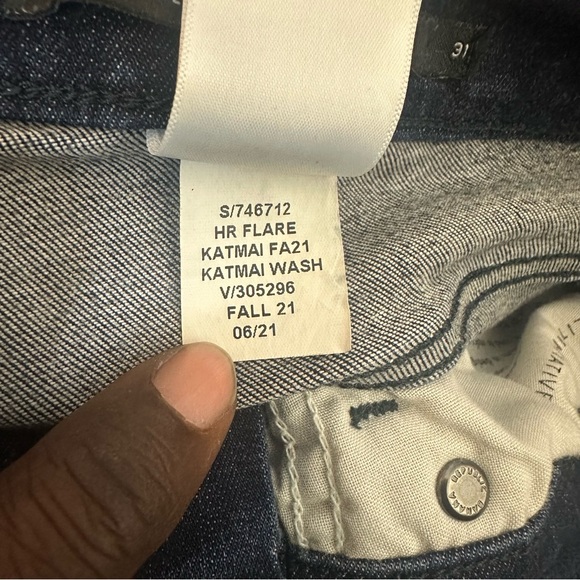 Banana Republic Jeans Women’s Size 31 High Rise Flare Blue Comfortable Y2K Boho - Picture 9 of 9